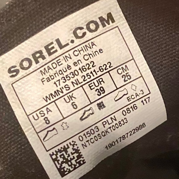 Sorel Out n About Rain Boot Patent Red Black - Picture 9 of 10